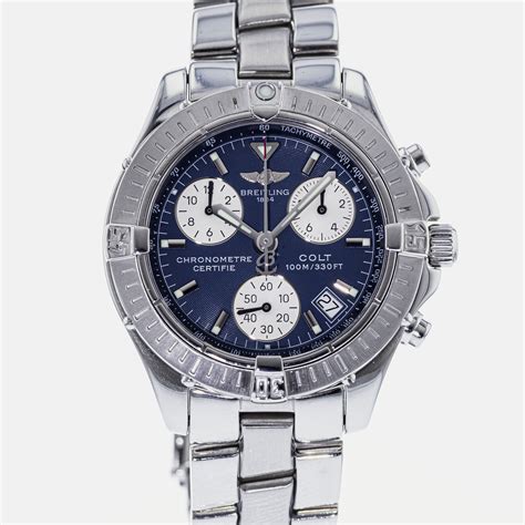 breitling colt chronograph on wrist|breitling colt chronograph used.